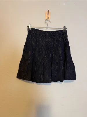 ROLLER RABBIT LUREX ASHTON SKIRT BLACK Gold Metallic Size‎ Small thumbnail 7