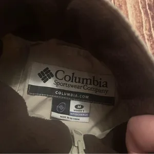 Women’s Columbia Interchange Quilted Tan Brown Jacket Medium thumbnail 5