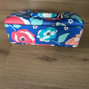 kate spade floral satchel blue thumbnail 5