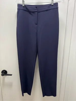 St. John’s Women’s Classic Navy Straight Leg Dress Pants Work US 4 business chic thumbnail 3