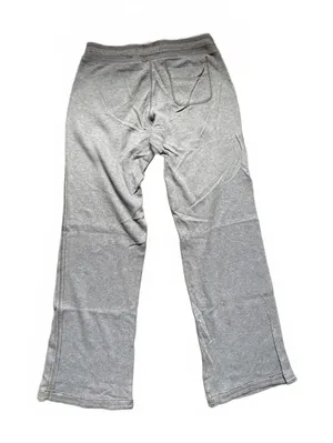 Vintage Y2K Aerie Low Rise Gray Wide Leg Sweatpants Drawstring Lounge Pants thumbnail 4