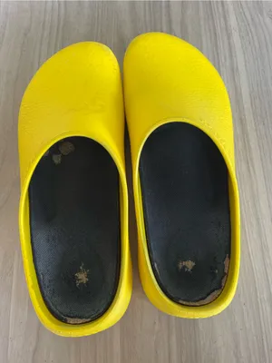 Birkenstock Yellow Slip-On EVA Clogs thumbnail 2