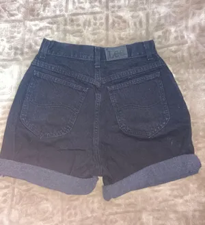 Lee Black Denim Shorts thumbnail 2