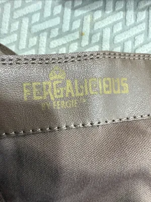 Fergalicious Taupe Suede Over-the-Knee Woven-Panel Boots Size 7.5 thumbnail 14