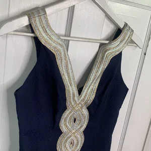 Lilly Pulitzer Valli Shift True Navy Dress New with Tag W-587 Sz 0 thumbnail 8