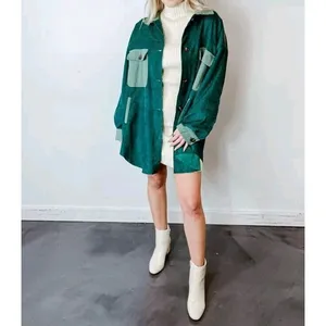 143 Story Hunter Contrast Corduroy Oversized Jacket Shacket Size Small thumbnail 7