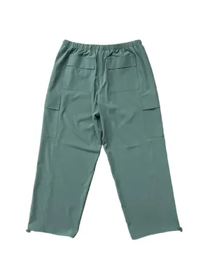 PINK Tech Stretch Cargo Parachute Pants Green Size Large thumbnail 2