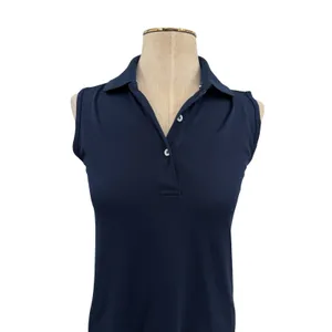 Tory Sport by Tory Burch Sleeveless‎ Golf Polo Shirt Navy Blue Size XS thumbnail 2