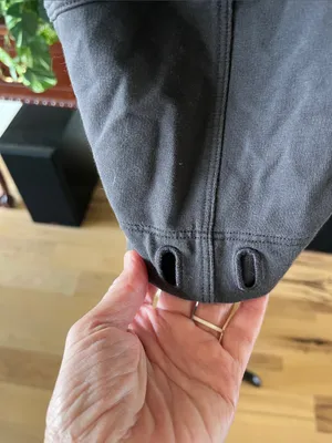 Lululemon LA Side Cinch T Shirt Charcoal Knit Boxy Cropped Crewneck Tee thumbnail 6