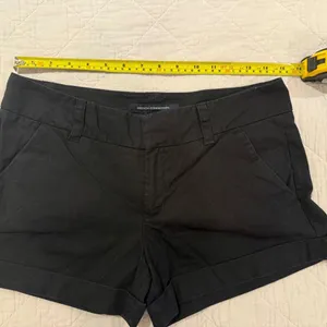 FRENCH CONNECTION Black 100% Cotton Cuffed Chino Shorts 3” Pockets Size 4 thumbnail 11