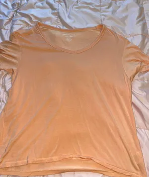 American Eagle Outfitters Light Orange Shirt thumbnail 1