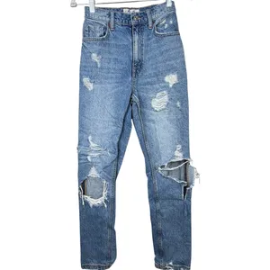 Free People We The Free East End Dusk Crvy Straight Shooter Denim Jeans Size 24 thumbnail 5
