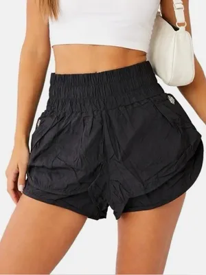 Free People The Way Home Black Shorts Size XS thumbnail 1