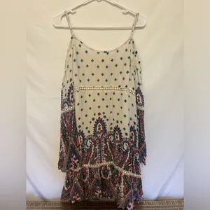Altar’d State Cold Shoulder‎ Boho Dress Size Medium thumbnail 7