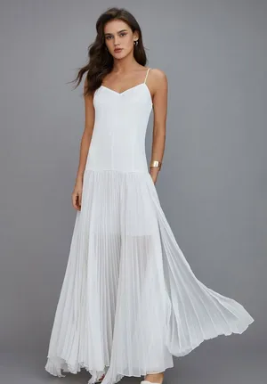 Commense Semi-Sheer Vacation Long Dress size Xs thumbnail 1
