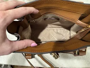 Michael Kors Hamilton Small Logo Satchel thumbnail 10