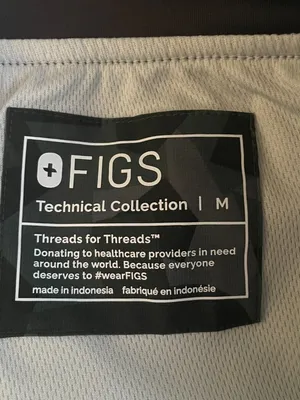 Figs Women M Black Gray Camo Technical Jogger Scrub Pants Cargo Lined Pockets thumbnail 8