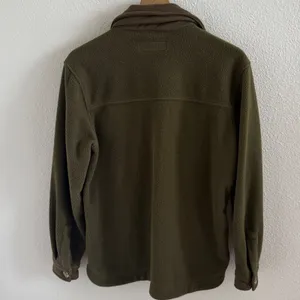 Blank NYC Dark Olive Utility Shacket Barn Shacket Cozy Medium thumbnail 2
