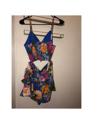 B.O.G. Collective Lottie & Holly Floral Cropped Tank Top & Ruffle Skort Set M thumbnail 11