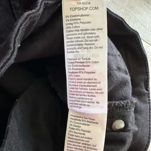 Topshop Jaimie High Waist Black Skinny Jeans thumbnail 6