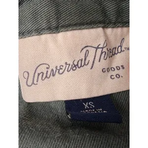 Womens Universal Thread Button Down Shirt Green Size XS thumbnail 5