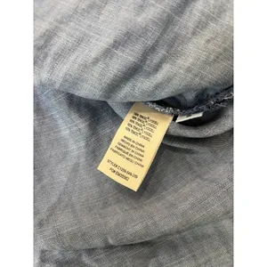Cloth & Stone Women’s Small Chambray Lace Up Popover Shirt Denim Tencel Top thumbnail 3