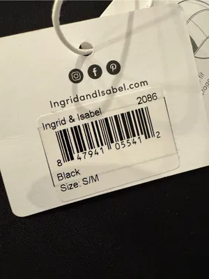 Ingrid & Isabel Maternity Belly Support Belt Black S/M New thumbnail 4