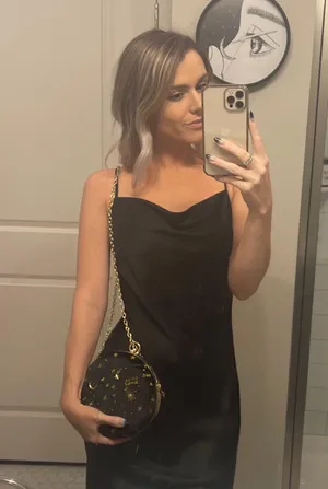 Express Satin Cowl neck Slip Dress thumbnail 2