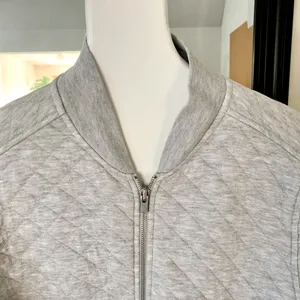 GAP Gray Quilted Jacket thumbnail 2