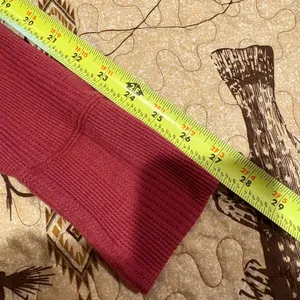 Aerie Long Sleeve Waffle Knit Henley Top (Magenta) Red women’s XL thumbnail 10
