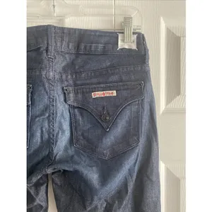 Hudson Beth Baby Bootcut Womens Size 27 Dark Wash Flap Pocket Jeans Denim USA‎ thumbnail 7