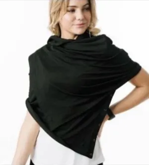 ZYIA Active Black Classic Infinity Scarf Convertible Lightweight Versatile Sport thumbnail 1