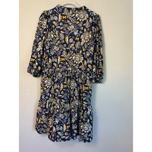 Smith & Quinn Women's Tory Dress Navy & Marigold Michigan Floral Dress Sz S NWT thumbnail 9