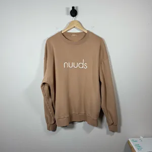Nuuds Pullover Scottsdale Arizona Cactus Crewneck Tan Beige Size Large L thumbnail 3