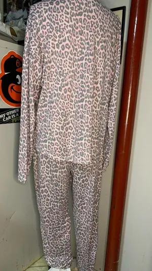 Just Be Pink Animal Print Lounge Set thumbnail 7