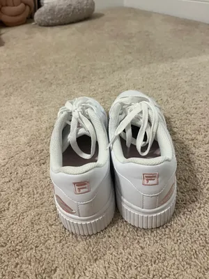 White Platform Embroidered Sneakers thumbnail 3