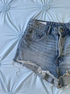 ZARA Jean Shorts High-Waisted thumbnail 4
