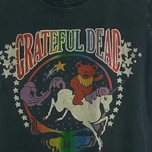 Junk Food Grateful Dead Gray Baby Tee size M thumbnail 7