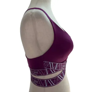 Adore Me Women Size Small Purple Sports Bra Activewear (10F-28) thumbnail 3