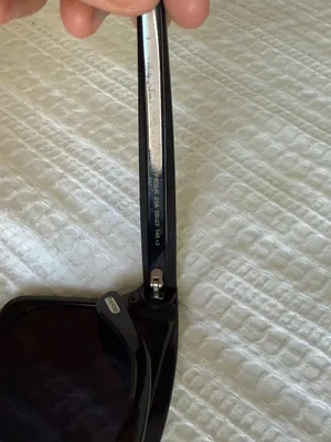 Tom Ford Black Oversized Square Sunglasses with Silver T Accents thumbnail 4