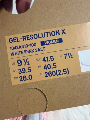 ASICS Women's White and Pink Athletic Running Shoes size 9.5 brand new with box thumbnail 9