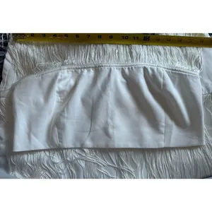 Acoa Skirt & Crop Top Set White Fringed Size Large NEW Nashville Bride Bach thumbnail 6