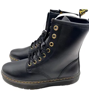 Dr. Martens Size 7 Zavala Combat Lace-Up Punk Platform Ankle Boot Black thumbnail 1
