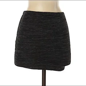 Seductions NWT Small Solid Plain Dark‎ Gray Thin Mini Skirt Womens thumbnail 5