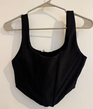 ZARA Corset Top Crop thumbnail 3
