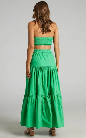RUNAWAY THE LABEL - Green Ayla Maxi Skirt thumbnail 3