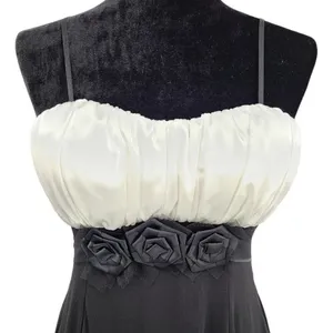 NWT Snap Black and White Sleeveless Prom or Cocktail Dress - Juniors Size 9 thumbnail 2