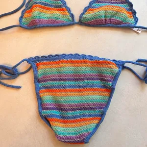 Victoria's Secret Crochet bikini thumbnail 2