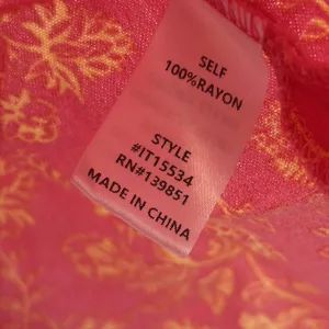 Oddi Small Rayon Blouse Ruffle Sleeve High‎ Neck Pink Orange Floral Feminine thumbnail 4