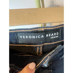 Veronica Beard Debbie Skinny Mustard Stripe Jeans Sz. 24 thumbnail 4